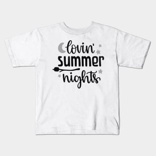 Lovin Summer Nights! Outdoors Shirt, Hiking Shirt, Adventure Shirt, Camping Shirt Kids T-Shirt